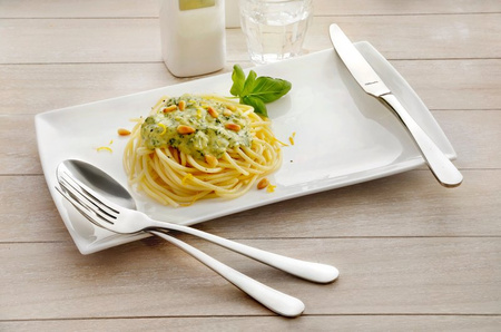 Sztućce AMEFA Austin 60 łyżka obiadowa stołowa komplet na 60 OSÓB gastronomiczne do restauracji baru bez niklu 18/0