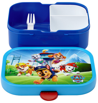 MEPAL śniadaniówka lunchbox dla dziecka do szkoły na wyjazd pojemnik bento na kanapki owoce warzywa Psi Paw Patrol Pups 750 ml bez BPA