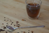 Amefa sztućce Bologna 1 łyżeczka DŁUGA do kawy latte deserów koktajli lodów klasyczna ze stali nierdzewnej bez niklu z wzorem