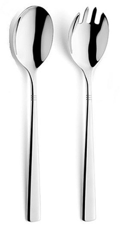 Sztućce Amefa Dakota  29 sztuk zestaw dla 6 osób 24 sztuki obiadowe 5 dodatki do serowania bez niklu 18/0