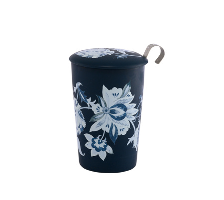Kubek z zaparzaczem TeaEve 350ml Luna niebieski 80049-B