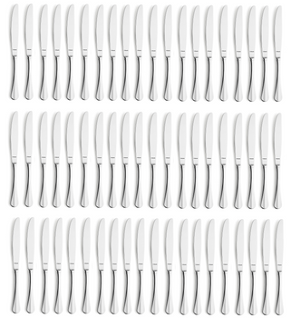 AMEFA BAGUETTE 60 sztućce nierdzewne nóż stołowy obiadowy zestaw  dla 60 OSÓB eleganckie do gastronomii restauracji pizzerii