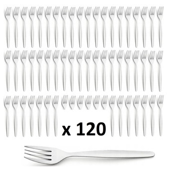 Sztućce AMEFA BALTIC 2395 120 widelec obiadowy zestaw tanie ekonomiczne komplet dla 120 OSÓB gastronomiczne do baru stołówki HORECA stal 18/0