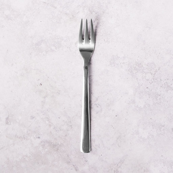 Ambition sztućce Prato 1 widelczyk do ciasta tortu deserów nierdzewny nowoczesny prosty gładki bez wzoru