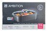 Ambition brytfanna Magnat 7,5 l z powłoką nieprzywierającą na indukcję gaz do piekarnika z aromatyzerem 40 cm