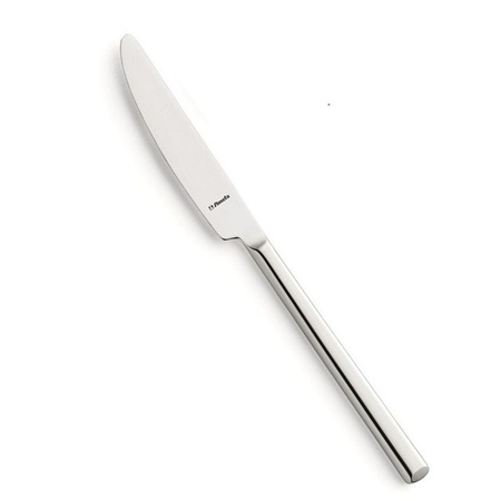 AMEFA sztućce zestaw 600 nierdzewne komplet na 120 OSÓB z widelczykami do gastronomii restauracji nowoczesne bez wzoru premium ze stali 18/10