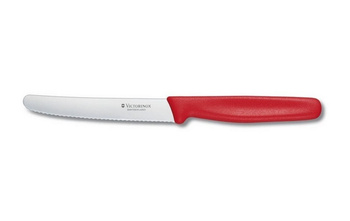 Victorinox nóż szwajcarski do pomidorów i wędlin PIKUTEK  czerwony 5.0831