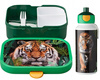 Mepal Campus TYGRYS zestaw dla dzieci lunchbox śniadaniówka pojemnik na kanapki bidon z ustnikiem na wodę sok  Wild Tiger bez BPA