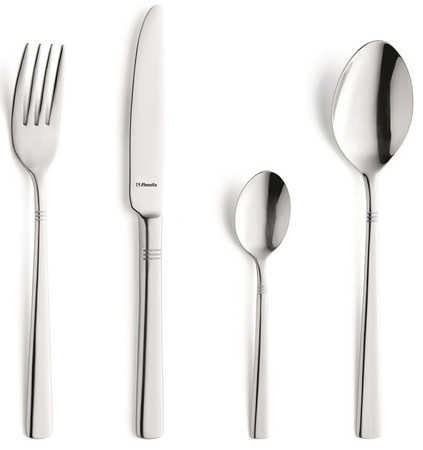 AMEFA PALMON 480 sztućce nierdzewne komplet na 120 OSÓB nowoczesne eleganckie gastronomii restauracji stal 18/10