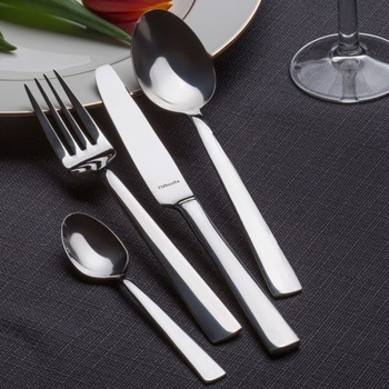 AMEFA MODERNO 4 sztućce nierdzewne zestaw na 1 OSOBĘ nowoczesne bez wzoru do domu restauracji gastronomii stal 18/10