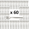 AMEFA sztućce Martin zestaw 60 widelczyki do ciasta tortu deserów komplet dla 60 OSÓB do gastronomii restauracji kawiarni nowoczesne stal 18/10