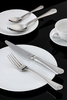 AMEFA DUKE 480 sztućce nierdzewne zestaw na 120 OSÓB retro z wzorem eleganckie komplet premium do restauracji stal 18/10