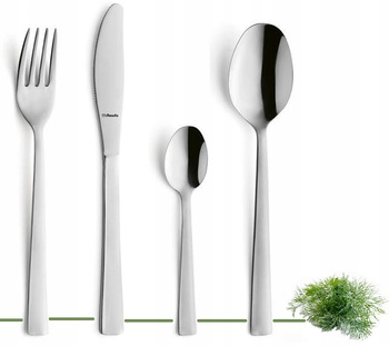 AMEFA PADOVA 240 sztućce nierdzewne zestaw dla 60 OSÓB obiadowe proste bez niklu komplet do gastronomii  restauracji baru