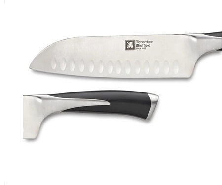 Amefa Richardson Shieffield nóż kuty  KYU SANTOKU szefa kuchni japoński styl 12,5 cm