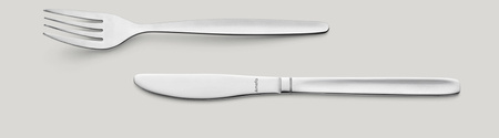 AMEFA sztućce Scandinave zestaw 300 komplet dla 60 OSÓB z widelczykami tanie gastronomiczne barowe bez wzoru nierdzewne bez niklu stal 18/0 