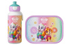 MEPAL 3 zestaw lunchbox śniadaniówka fruitbox dla dziecka dziewczynki na kanapki owoce butelka bidon na wodę soki Paw Patrol Girls Psi Patrol