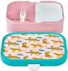 MEPAL lunchbox śniadaniówka dla dziecka pojemnik bento na kanapki warzywa owoce Leopard Lampart  Campus 750 ml