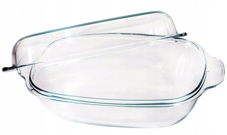 Ambition duże naczynie żaroodporne Excellent prostokątne do zapiekania mięsa zapiekanek do piekarnika wysokie 8,6 l