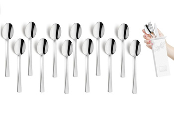 Amefa 12 sztućce 1824 Atlantic komplet  łyżeczki do kawy zestaw