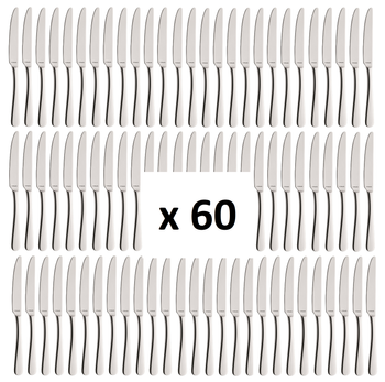 Sztućce AMEFA Austin 60 nóż obiadowy stołowy komplet na 60 OSÓB gastronomiczne restauracyjne pizzerii baru bez niklu 18/0