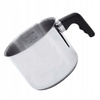 Ambition garnek stalowy do mleka nierdzewny z miarką do kakao budyniu sosu kaszki na indukcję gaz 14 cm 1,8 l
