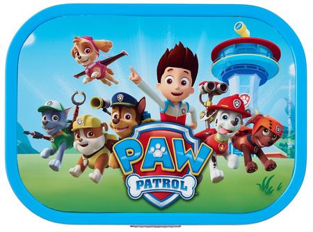 MEPAL 2 zestaw lunchbox śniadaniówka dla dziecka pojemnik bento na kanapki owoce warzywa butelka bidon Paw Patrol Psi Patrol bez BPA