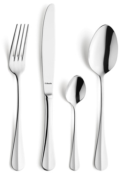 AMEFA BAGUETTE 480 sztućce nierdzewne 18/10 zestaw do gastronomii restauracji pizzerii na 120 osób