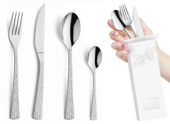 Amefa Livia Ronda 8036 sztućce glamour zestaw na 6 osób, komplet 24 sztuki