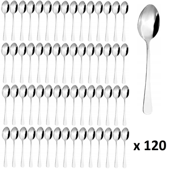 Sztućce AMEFA Livorno 120 łyżka obiadowa stołowa komplet dla 120 OSÓB gastronomiczne bez wzoru do restauracji pizzerii baru bez niklu