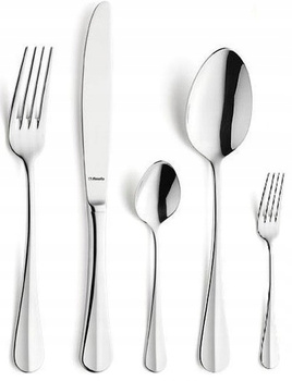 AMEFA BAGUETTE 500 sztućce nierdzewne 18/10 zestaw do gastronomii restauracji z widelczykami ciasta na 100 osób