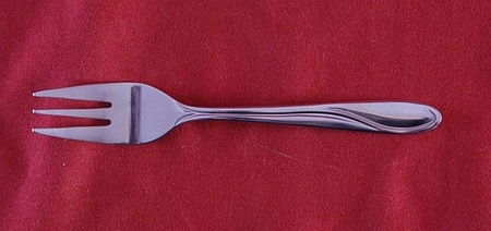 AMEFA  sztućce Whisper zestaw 60 widelczyki do ciasta tortu deserów komplet dla 60 OSÓB gastronomiczne do restauracji nierdzewne bez niklu 18/0