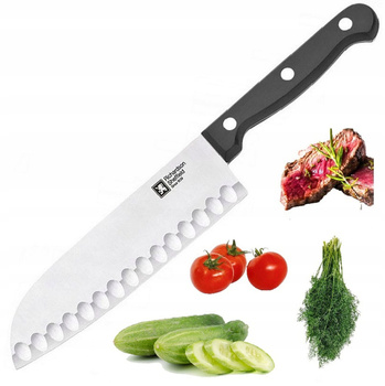 Amefa Richardson Sheffield 1 nóż SANTOKU szefa kuchni Artisan kuchenny uniwersalny siekacz do warzyw mięsa 17,5 cm