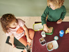 MEPAL lunch box  dla dziecka Stitch śniadaniówka pojemnik na kanapki owoce warzywa z wkładem bento i widelczykiem Campus 750 ml