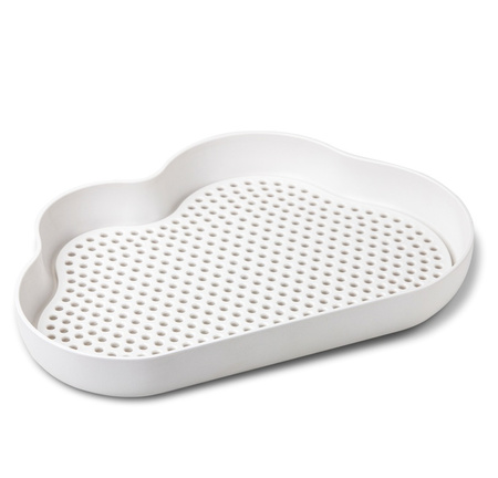 Ociekacz na szklanki Cloud biały 10287-WH