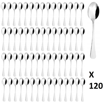 Sztućce AMEFA Livorno 120 łyżeczka do herbaty komplet dla 120 OSÓB gastronomiczne bez wzoru do restauracji kawiarni baru bez niklu