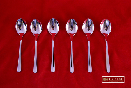 Sztućce Gerpol Venus zestaw 68 sztućców w walizce dla 12 OSÓB komplet 48 obiadowe 12 widelczyki do ciasta dodatki 18/10