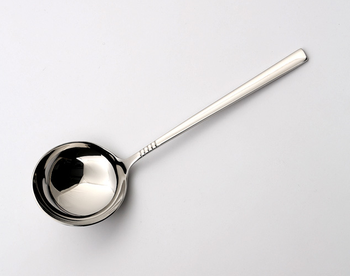 Sztućce GERPOL APOLLO 1 czerpak do sosu łyżka nierdzewna z wzorem stal 18/10