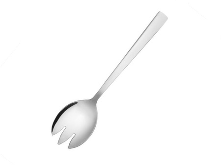 Ambition sztućce Prato komplet do sałaty sałatek ziemniaków łyżka widelec proste nowoczesne gładkie bez wzoru 24 cm w pudełku