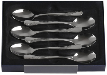 Gerpol sztućce Violino mat łyżeczki do kawy 6 sztuk flok