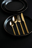 Widelec obiadowy Piano gold  29071