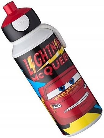 MEPAL BUTELKA BIDON SZKOŁY DZIECKA SOK WODA AUTA CARS ZYGZAG 400 ml BEZ BPA