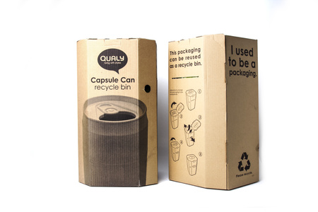 Kosz na śmieci puszka czerwony 22L 10081-RD