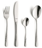 Sztućce Amefa Helma 4 zestaw na 1 OSOBĘ obiadowe klasyczne z wzorem fali nierdzewne 18/10