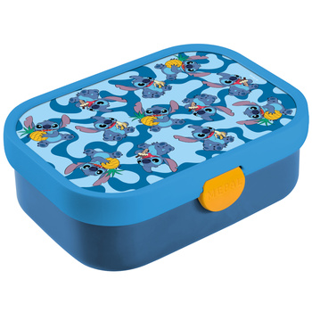 MEPAL lunch box  dla dziecka Stitch śniadaniówka pojemnik na kanapki owoce warzywa z wkładem bento i widelczykiem Campus 750 ml