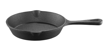 Ambition patelnia żeliwna 26 cm Iron na indukcję gaz do piekarnika uniwersalna z wylewkami