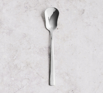 Sztućce Ambition Prato 1 łyżeczka do lodów deserów ciasta nowoczesna prosta gładka bez wzoru nierdzewna ze stali nierdzewnej
