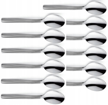 AMEFA 12 GRUBE SZTUĆCE REGENCY ŁYŻECZKI MAŁE KAWY MOKKI RETRO NIERDZEWNE