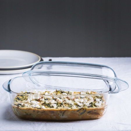 Ambition naczynie żaroodporne Excellent prostokątne do zapiekania mięsa zapiekanek do piekarnika 4,6 l