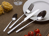 Sztućce Amefa Dakota 60 zestaw dla 12 osób sztućce obiadowe z widelczykami do ciasta + łopatka do tortu
