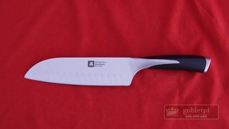 Amefa Richardson Shieffield nóż kuty  KYU SANTOKU szefa kuchni japoński styl 17,5 cm